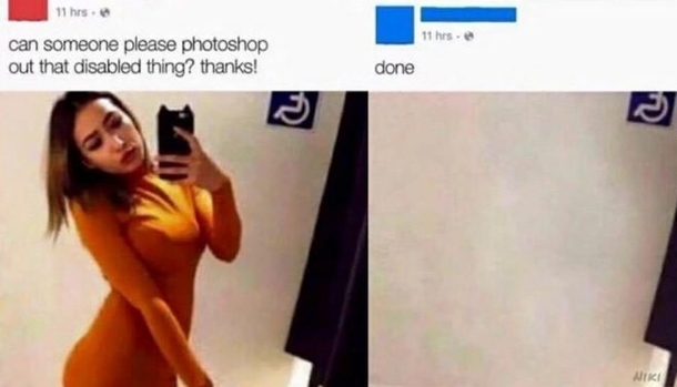 This woman asks netizens to edit her photo
