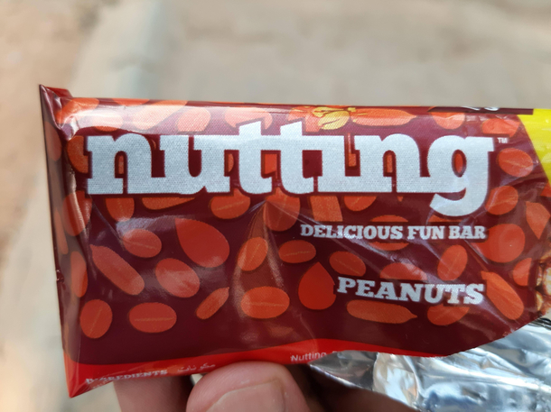 This wrapper from a sweet I ate today