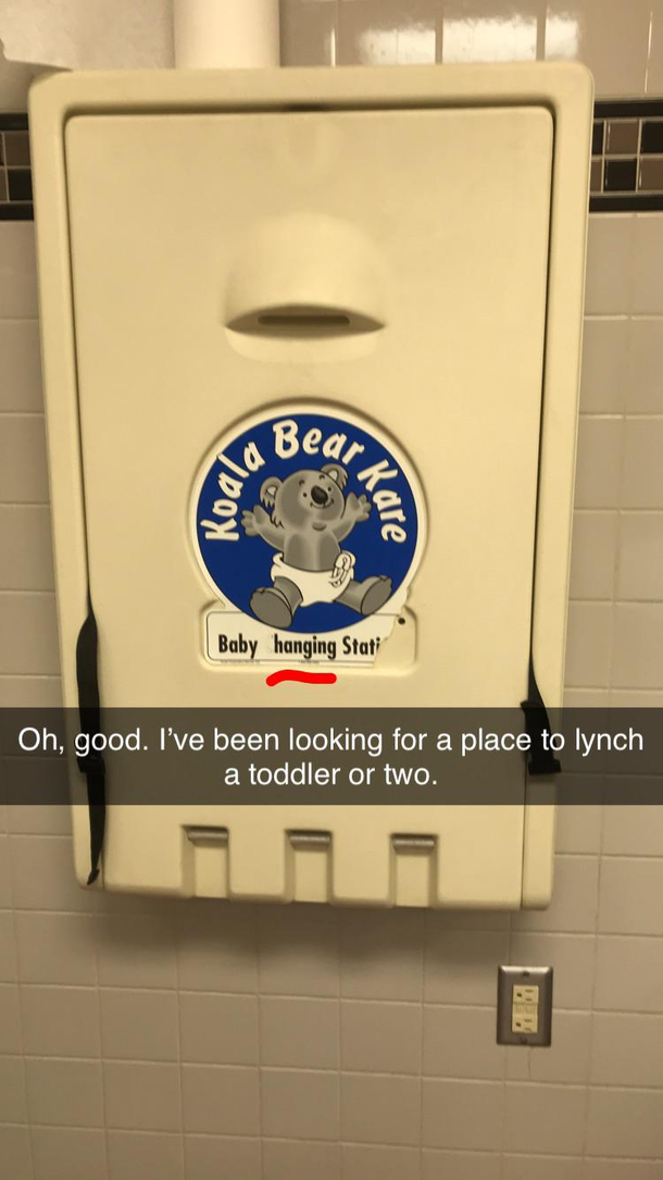 Those babies had it coming