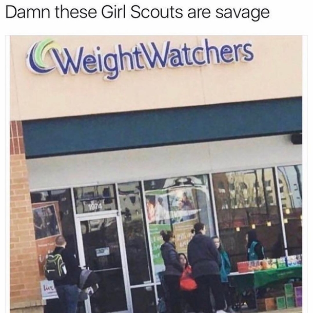those damn girl scouts