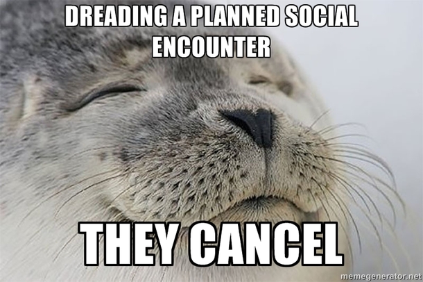 Those with social anxiety will understand