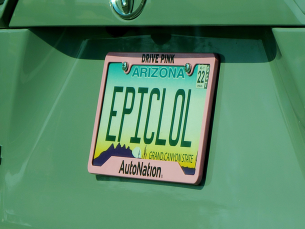 thought this license plate I spotted perfectly fits this sub
