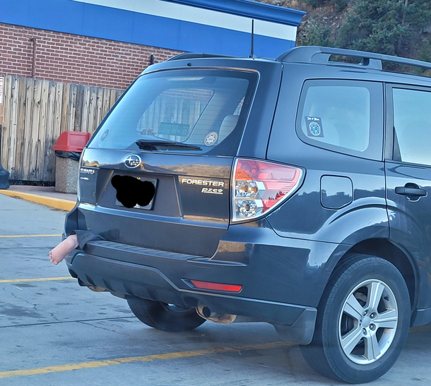 Thought this was a clever Halloween decoration