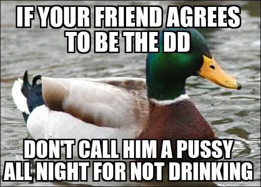 Thought this was common sense until last night