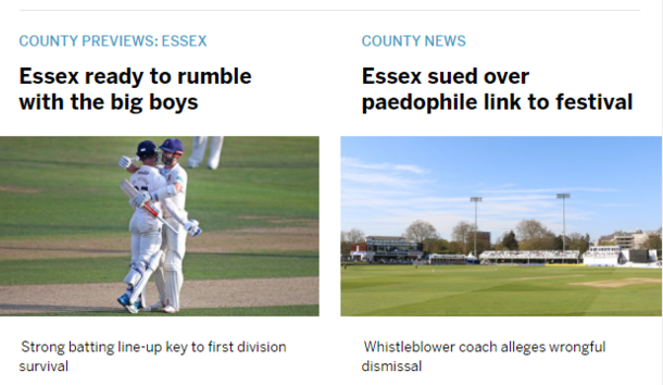 Thoughtless headline alignment