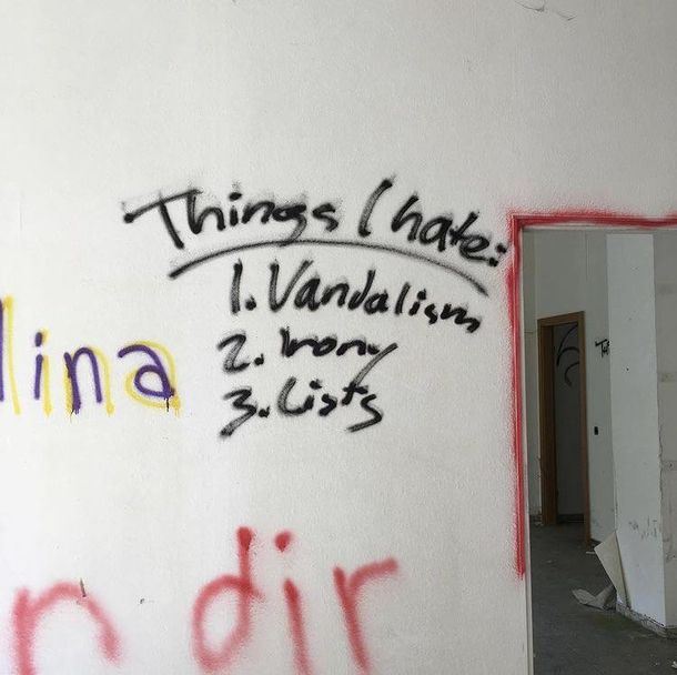 Three things I hate
