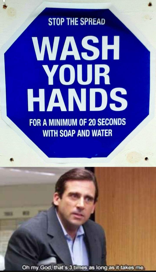 three times as long