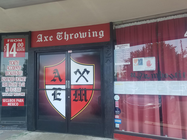 Tickets Accidents RecklessDUI Axe Throwing