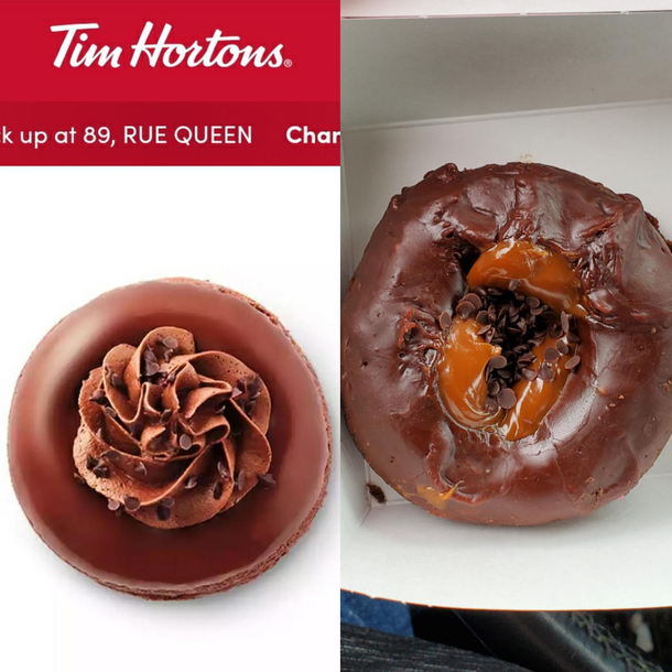 Tim Hortons dream donut chocolate truffle