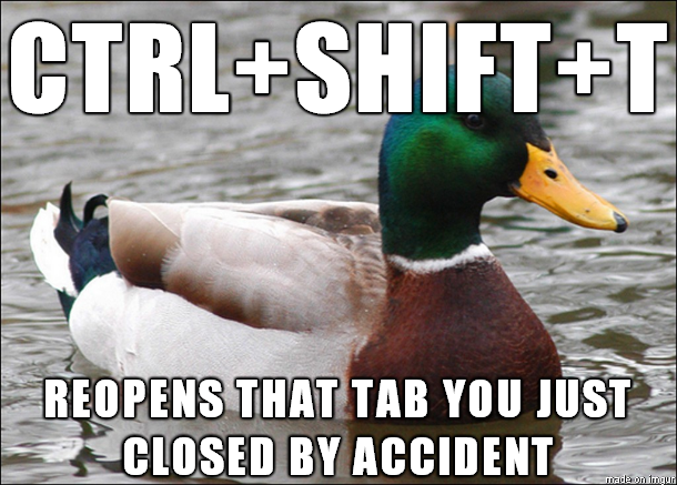Time for the duck to go back to dispensing actual advice