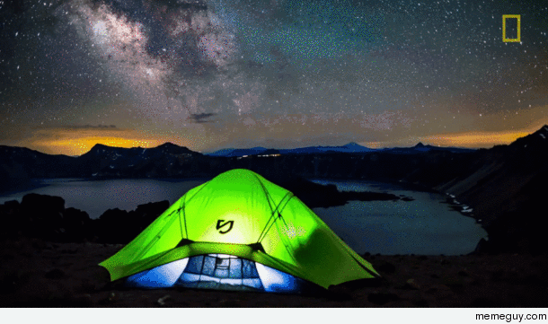 Time Lapse of Crater Lake National Park Oregon