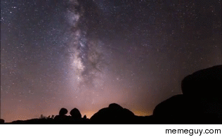 Time Lapse of Perseid Meteor Shower
