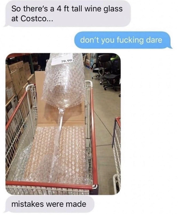 Time to break open the wine