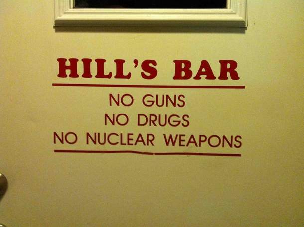 Time to find a new bar