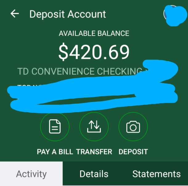 Time to open a new account and never touch this one