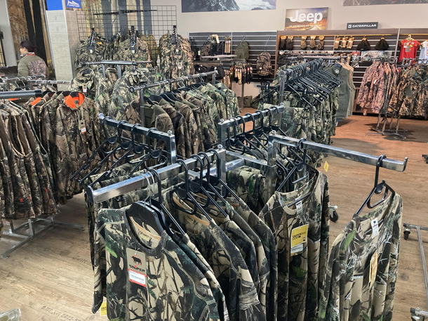 Times are tough check out these empty clothes racks