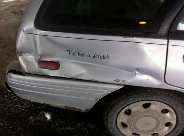 tis but a scratch