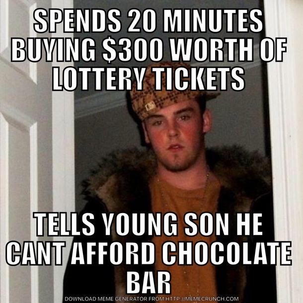 To add he held up a decent amount of people in line at the gas station for this