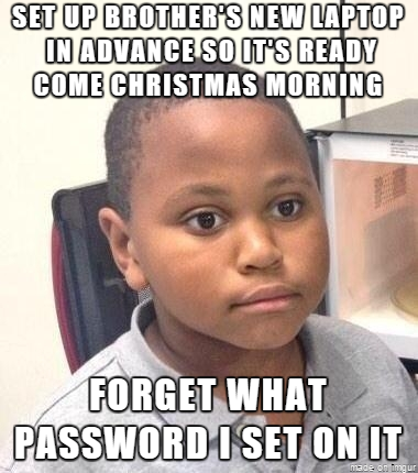 To be fair I did finally get it after about  attempts and  lockouts