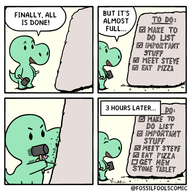 To-do lists back in the days