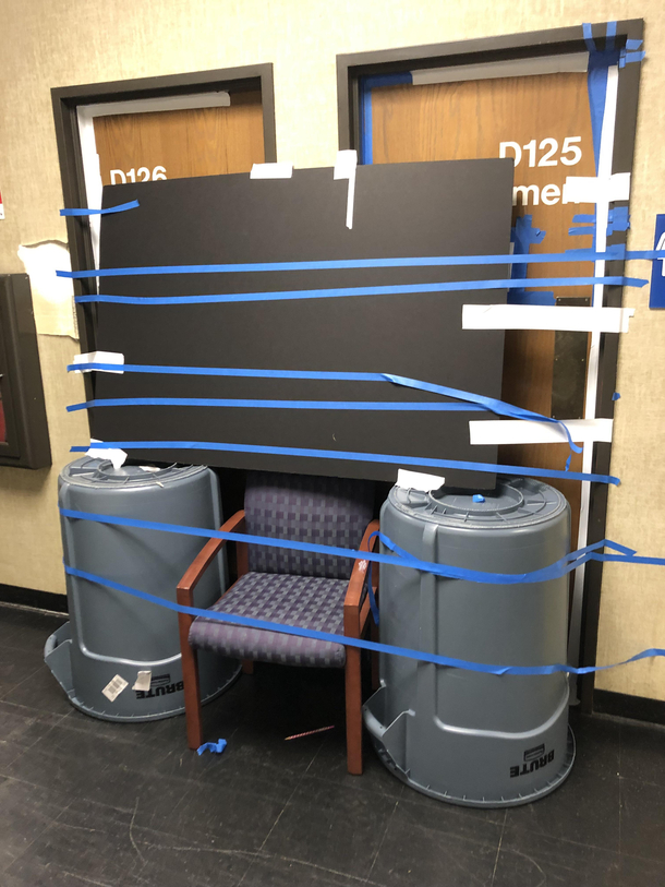 To keep kids out of the restroom