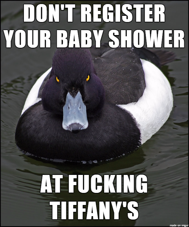 To my cousin who had no idea why nobody showed up at her baby shower