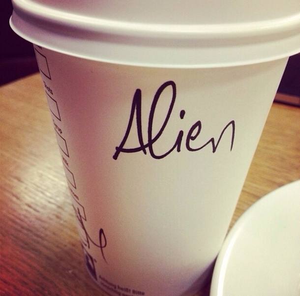 To my fellow Starbucks coffee goers Ian and Chris My name is Alan