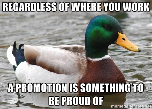 To that Fast Food Guy Who got Promoted on his Second Day