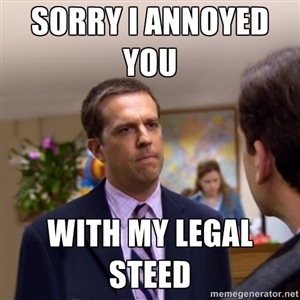 To the cop that stopped me at  am while riding my horse on a clearly marked equestrian trail