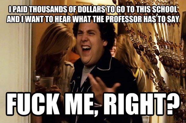 To the couple who gave me dirty looks for asking if theyd quit talking in the middle of the lecture