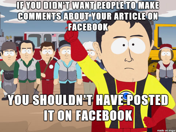 To the girl who deleted my minimally critical comment about her article in a college newspaper