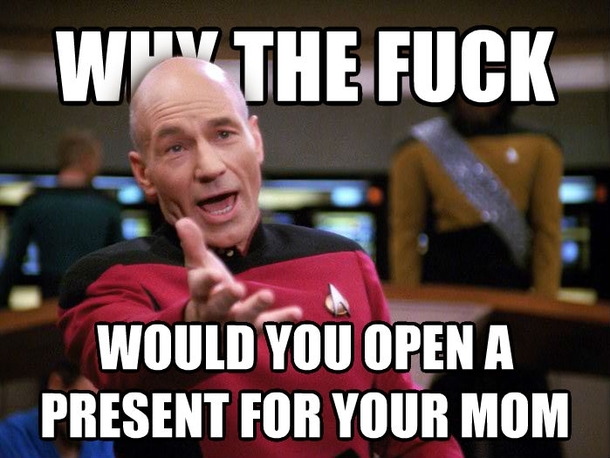 To the kids who opened the dildo their dad got for their mom
