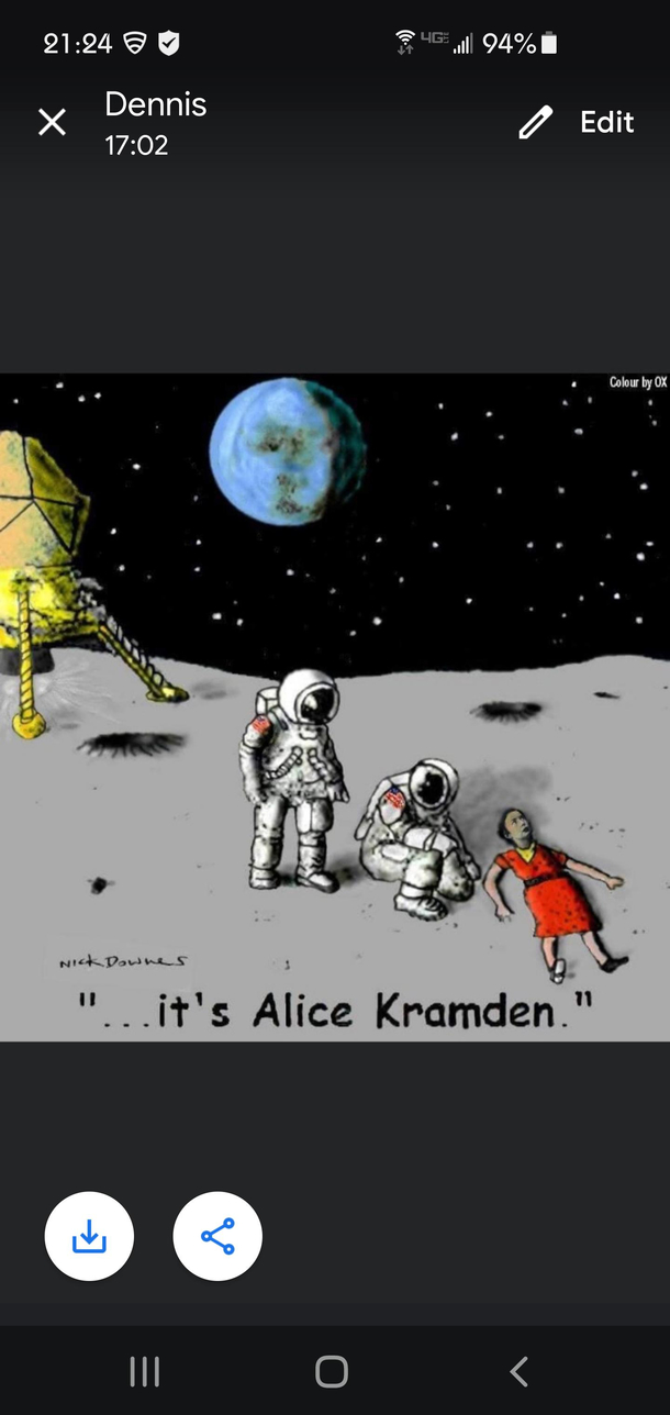 To the moon Alice