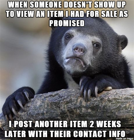 To the redditor selling stuff on kijiji -- dont get mad get even