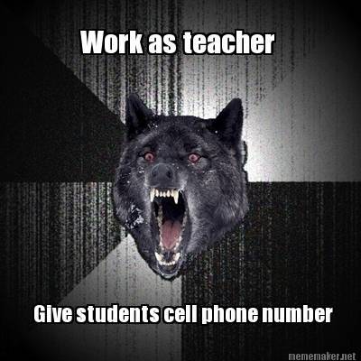 To the teacher who received thousands of texts from students