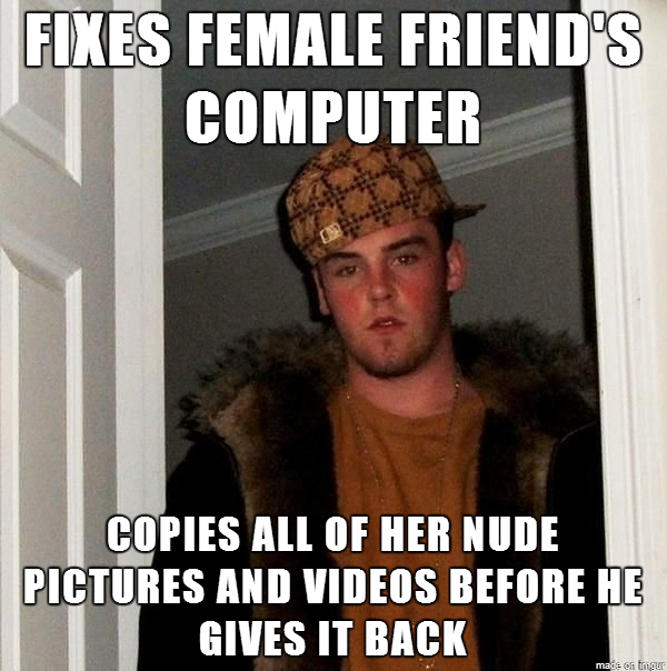Today I am a scumbag
