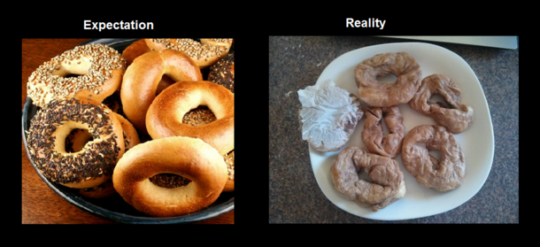 Today I cooked some homemade bagels