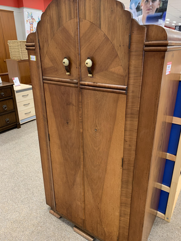 Today I noticed this wardrobe had a pissy look on his face