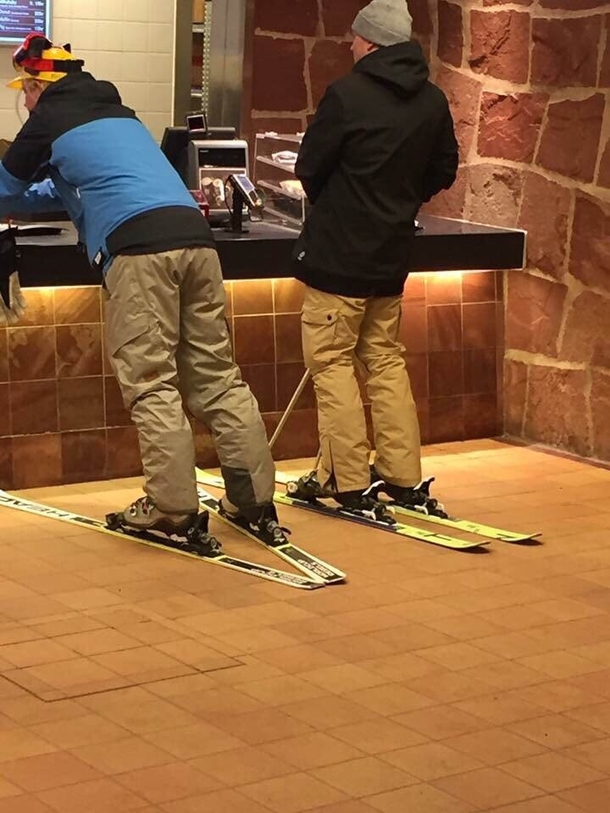 Today I saw these drunk guys trying to order food from McDonalds
