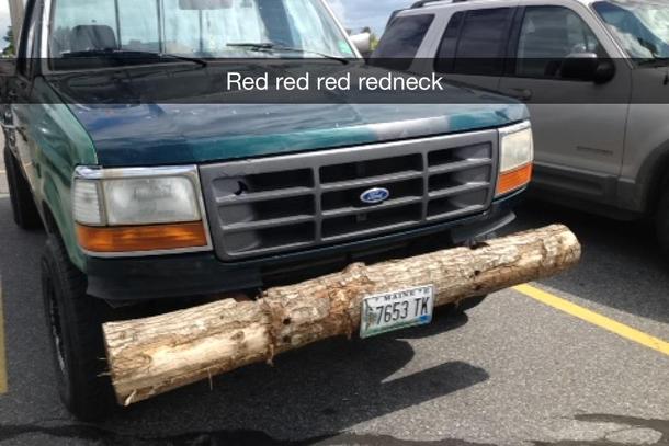Today in the Walmart parking lot