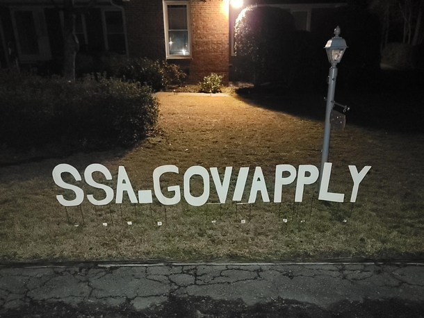 Today is my fathers th birthday when he came out of his house we greeted him with this