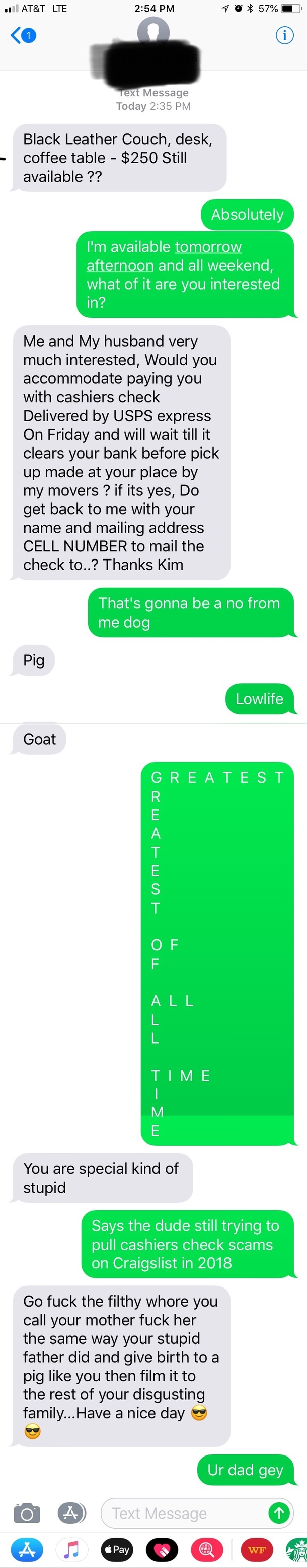 Today on Adventures with Craigslist