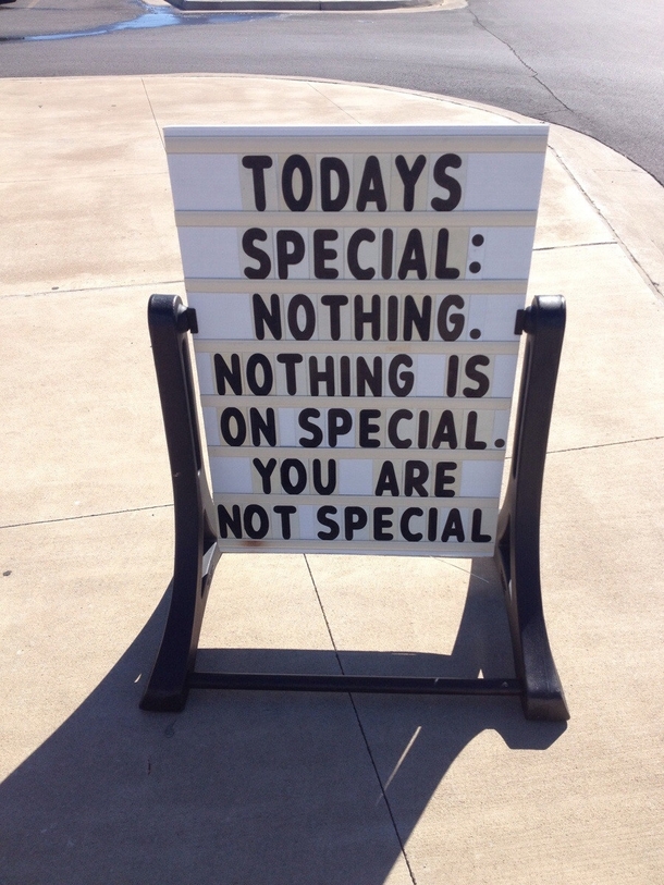 Todays Special