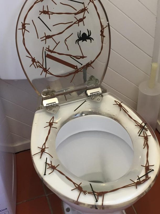 Toilet in outback pub