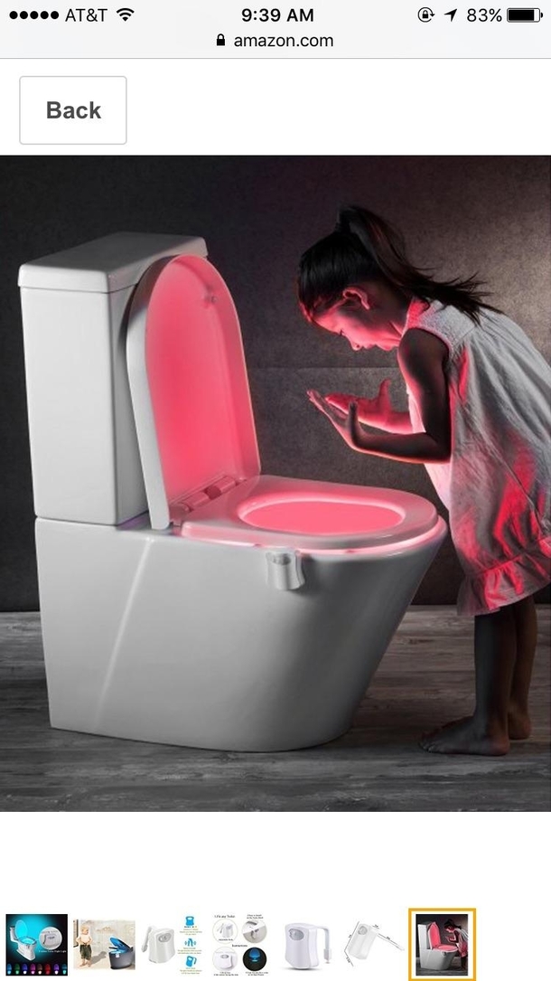 Toilet lights are good for navigating darkness or helping children speak to demons