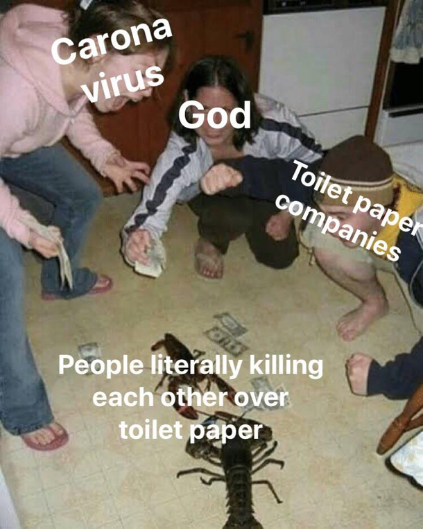 Toilet paper protect me