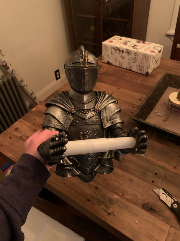 Told my friend her house had a medieval vibe So I bought her this