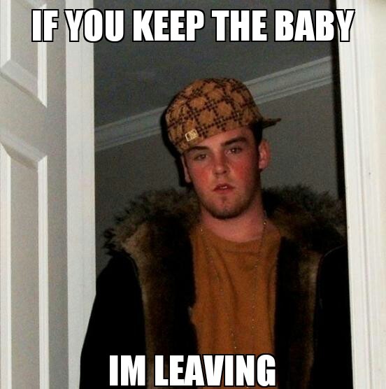 Told my husband im pregnant and he surprised me by being a scumbag