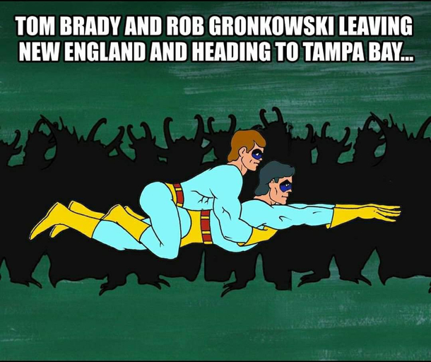 Tom Brady and Rob Gronkowski