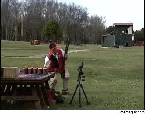 Tom Knapp youll always be the greatest shot in my book  clay targets in  seconds